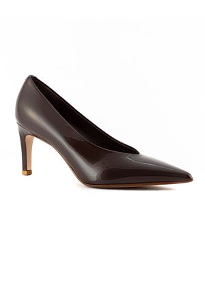 Dècolletè Galassia in pelle vernice marrone SERGIO LEVANTESI | GALASSIA56DARKBRON